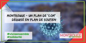 Lire la suite à propos de l’article Montrouge – Un plan de « com » déguisé en plan de soutien
