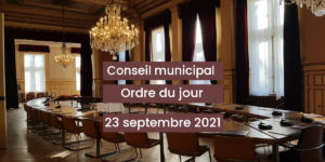Lire la suite à propos de l’article Conseil municipal – Ordre du jour du 23 septembre 2021