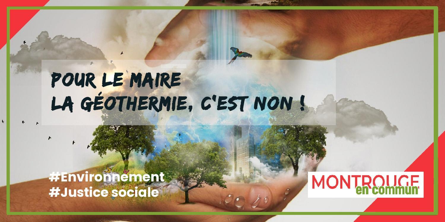 You are currently viewing Montrouge – Géothermie, un échec pour le Maire