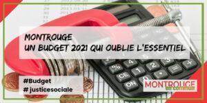 Lire la suite à propos de l’article Un budget 2021 qui oublie l’essentiel