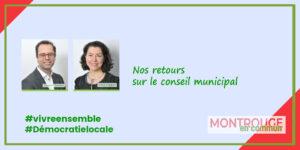 Lire la suite à propos de l’article Conseil municipal – Nos retours sur les décisions prises le 20 octobre 2021